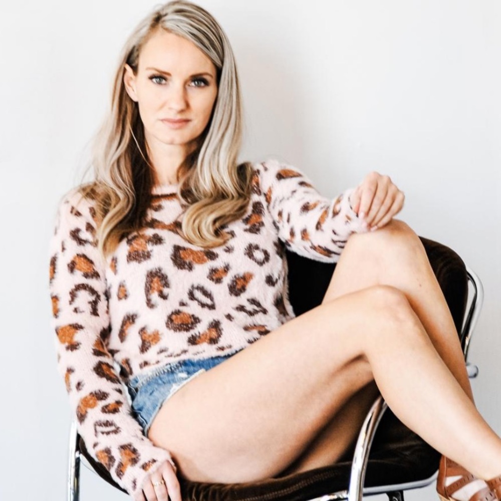 Soft & Fuzzy Leopard Sweater - Picture 2 of 4
